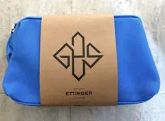 【完品】ANA ビジネスクラス ハワイ線 ETTINGERポーチ＆エコバッグ青