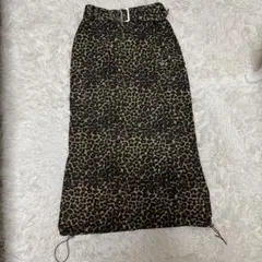 jouetieヒョウ柄ロングスカート Mサイズ