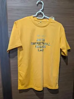TIGORA AKTR コラボTシャツ イエロー 150バスケットシャツ　子供服のサムネイル