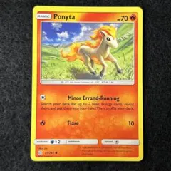 N40 ポニータ Ponyta 1枚 旧裏 英語版