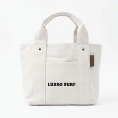 西海岸系⭐︎LUSSO SURF マルチポケットトートバッグ　ホワイト　送料込みのサムネイル