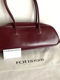 FOTTSFOTTS ボーリングバッグ バーガンディ ワイン 肩掛け nugu - メルカリ