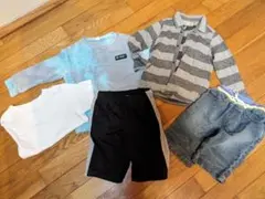110　子供服　まとめ　短パン　ロンT　Tシャツのサムネイル