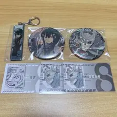 怪獣8号展　亜白ミナ　日比野カフカ　缶バッジ　メタルキーホルダー　名刺