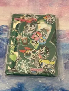 パワパフ♡A6シャカシャカアクリルノート♡／シール帳リフィル付き