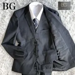 ✨極美品✨コムサイズム　BG スリーピーススーツ　ブラック　XSサイズ　総裏