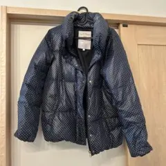 Le Coq Sportif ドット柄 中綿ジャケット L