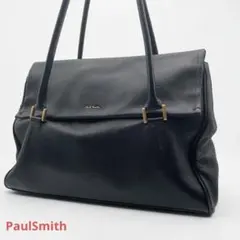 PaulSmith ポールスミス レザー トートバッグ 肩掛け 黒のサムネイル
