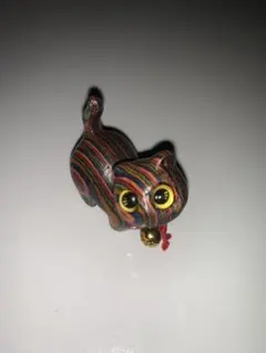 金運開運厄除け◎ 幸運を招く3匹の招き三毛猫 絵画 掛け軸 インテリア