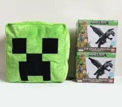 マインクラフト厚切りフェイスクッションエンダードラゴンポージングBIGフィギュア