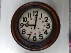 掛時計・東京ルビー印時計・レトロ アンティーク時計・木製