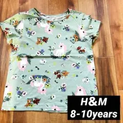 8-10years H＆M エイチアンドエム ユニコーン Tシャツ 半袖 女の子のサムネイル