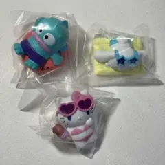 サンリオキャラクターズ みんなでプールフィギュア 3体セット