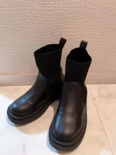 サイドゴアブーツ ブラック