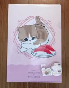 くら寿司 モフサンド クリアファイル アクリルステッカー