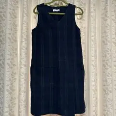 OLIVE des OLIVE ノースリーブワンピース ネイビー