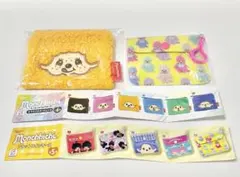 モンチッチ もこもこスクエアポーチ　フラットコインケース