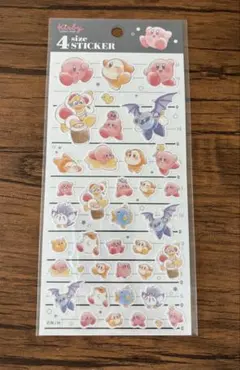 星のカービィ 4サイズ ステッカー カービィ&フレンズ