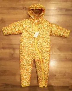 ジャンプスーツ 80 ベビー 新品 小花柄 女の子 防寒のサムネイル