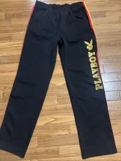 PLAYBOY メンズ ジャージ パンツ ラスタカラー Lサイズ Y2Kのサムネイル