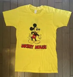 70sミッキーマウス 染み込みプリント Tシャツのサムネイル