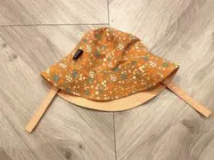 Patagonia ベビー・サン・バケツ・ハット リバーシブル6-12M 花柄