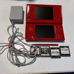 ニンテンドーDSi 赤 本体とゲームセット