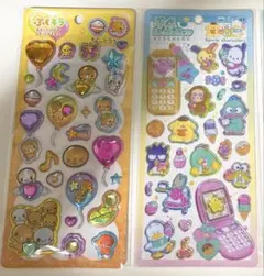 平成はっぴーフォン はぴだんぶい なっとうちゃん ぷくキラ シール サンリオ