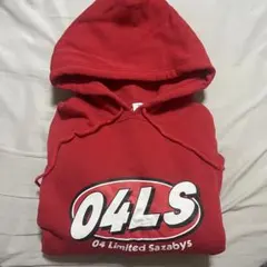 04 Limited Sazabys フォーリミ　赤 パーカー　XL