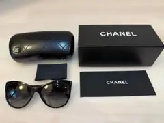 正規品CHANEL サングラス　ブラック×パープルグラデーション　4117 黒 正規品CHANEL サングラス ブラック×パープルグラデーション 4117 黒