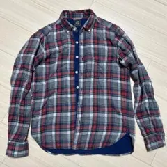 （古着）ビームス　ネルシャツ　Mサイズ