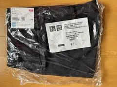 新品未開封　UNIQLO 感動パンツ ウールライク ネイビー 79x71のサムネイル