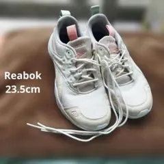Reebok ベージュ ピンク スニーカー23.5cm