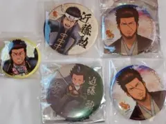 銀魂 近藤勲 缶バッジ 5個 Ｊ-WORLD