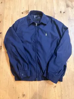 ✨美品✨ ポロラルフローレン　スイングトップ　紺L ポロラルフローレン 紺 ネイビー ジャケット│ヴィテージ古着屋