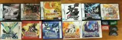ポケットモンスター　GBA・DS・3DS本編ソフトまとめ売り　中古　ポケモン