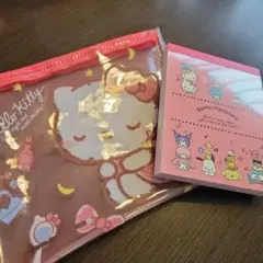 ハローキティビニールポーチ&ミニメモ帳♡