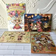 東京ディズニーリゾート ポストカード 4枚セットのサムネイル