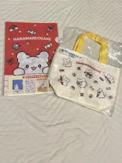 はなまるおばけ　1番くじ　クリアファイル、ミニトート