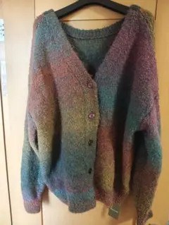 FREAK'S STORE マルチカラー カーディガン 新品未使用