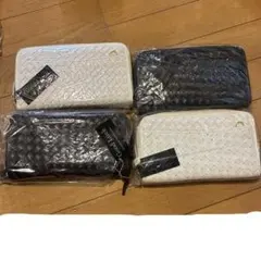 長財布まとめ売り　ブラック1個　ブラウン1個　ホワイト2個　計4個