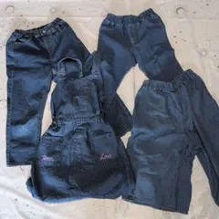 Jenni デニムパンツ サロペット 3点セットのサムネイル