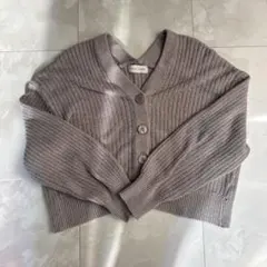 SNIDEL HOME リブ編みカーディガン