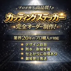 カッティングステッカー 製作 代行 オリジナル チームステッカー　　0