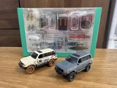 Hot Wheels トヨタ・ランドクルーザー 80 2台セットとルーフアクセ