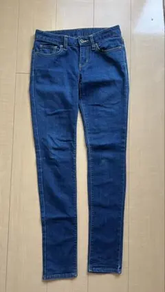 GU ダークブルー スキニーデニム