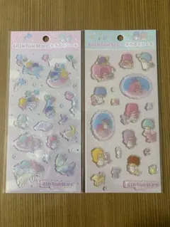 LitteTwinstarsキラぷくシール2点セット