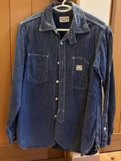 TROPHY CLOTHINGトロフィークロージングストライプシャンブレーシャツのサムネイル