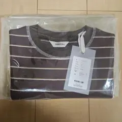 todayful ボーダーTシャツ　ブラウン系
