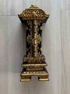 金箔調 仏像 厨子入り 仏教美術 - メルカリ
